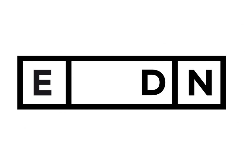 EDN logo lack text on white background