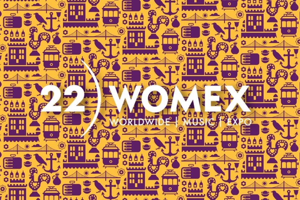 A decorative image with text that reads: 22) WOMEX