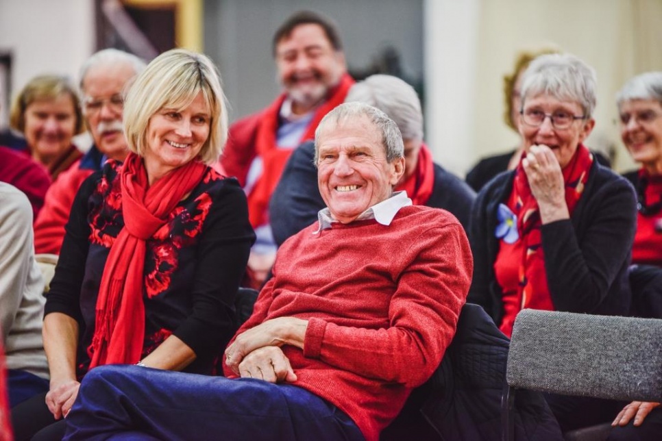 particpants at Fropget Me Not Chorus event